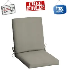 Take a vacation in your own backyard with the Mainstays Solid Tan Outdoor Dining Chair Cushion. It is the perfect...