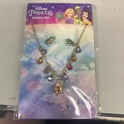 Disney Princess Jewelry Rapunzel Necklace Earrings. Please view photos you’ll receive the shown product. Feel free to...