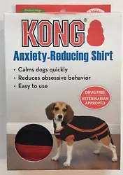 Kong Anxiety-Reducing Shirt For Dogs. Calms dogs quickly. See photos for details.