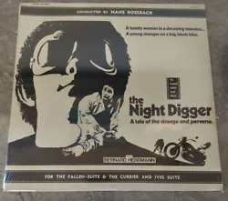 SEALED THE NIGHT DIGGER BERNARD HERRMANN CINEMA RECORDS VINYL LP RECORD. BOTH THE SEAL AND THE COVERS ARE IN MINT...
