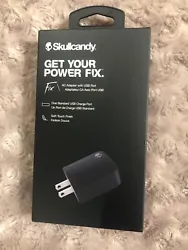 Skullcandy Fix Rapid Charge AC Adapter with Single USB Port - Black wall charger
