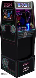 Publisher: Arcade1Up. Discs of Tron. Matching Stool. Custom designed cabinet and riser. Official Matching Stool...