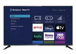 Model: WR50UT4212. Westinghouse 50″ 4K Ultra HD Smart Roku TV with HDR WR50UT4212 Specifications WESTINGHOUSE 50