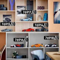 LEGO Speed Champions 76918 McLaren Solus GT et McLaren F1 LM. Jouet de Voiture. Kit de MaquetteLes enfants et les fans...