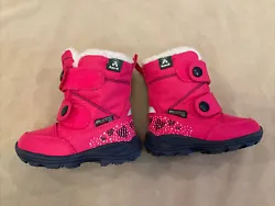 Kamik winter snow boots 7 toddler girl pink Dr defense Tech. Good used condition