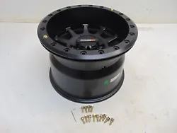 System 3 SB-3 Beadlock Wheel 15x10 5+5 Offset 4/137 Matte Black 15S3-21371.