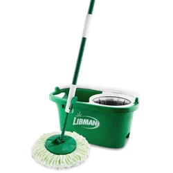 The Libman Spin Mop & Bucket is the best spinning mop & bucket in our opinion. The locking lever allows mopping at...