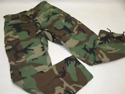 Model: BDU Pant. Color: Woodland Camouflage. These pants are used in good wearable condition. Pants are in pretty good...