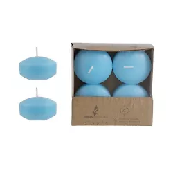 ColorLight Blue. Item model numberCGA063-LB-12. Material100% Cotton Wick, 100% Paraffin Wax.