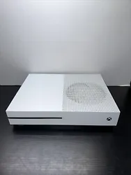 Microsoft Xbox One S 1TB Console - White. Console was tested and in working condition. Console only. No cords and no...