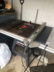 Craftsman XR-2412 Table Saw - Good Working Condition.