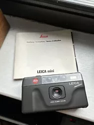 Please read everything before purchasing! For sale is a Leica Mini 35mm point & shoot film camera. It is fully working....