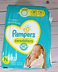 Pampers Swaddlers. 31 Count Diaper.