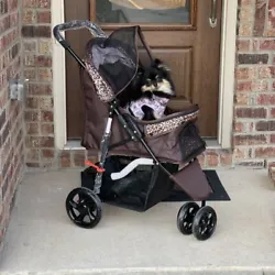 1 × Pet Stroller. Soft cushion in carrier for added comfort and anti-skid braking ensures the safety. Our pet...