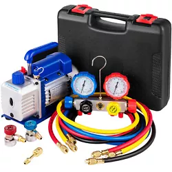 Why Choose VEVOR?. It features a manifold gauge design, and it has a lightweight cast aluminum construction, perfect...