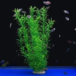 Size: large plastic aquarium plant measures about: 21