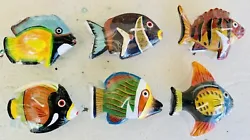 Floating Fish Candles, Set of Six, NEW in Plastic Packaging.