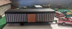 #118 HO SCALE UTILITY TRAILER HAND CRAFTED FROM SOLID WOOD