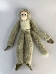 Vintage 1999 K&M Wild Republic Plush Hanging Gibbon Monkey Stuffed Animal. Toy measure approximately 27” from top of...