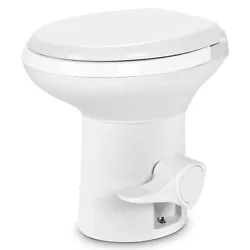 The powerful camper rv toilet can make you feel as comfortable as in a real bathroom, when you are outdoors; the rv...