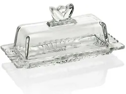 This premium butter dish is tightly sealed, effectively keeping out unwanted insects and extra oxygen. This glass...