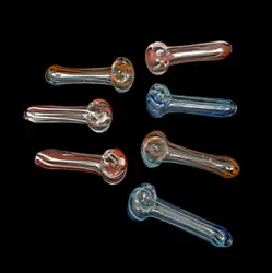 Borosilicate glass is very easy to clean with your favorite glass cleaning solution. These small pipes are perfect for...