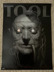 Tool San Diego concert poster 2020 Max Verehin Fear Inoculum Tour. I am the original owner of this tour poster and it...