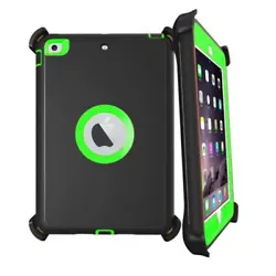 Heavy Duty Case With Stand BLACK/LIGHT GREEN for iPad Pro 9.7/Air 2 iPad Pro 9.7/Air 2 Heavy Duty Case With Stand...
