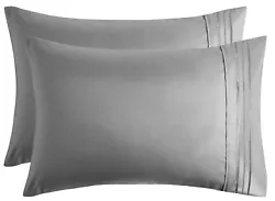 Our 1800 double brushed microfiber pillow cases are softer and more durable than Egyptian cotton pillow cases and are...