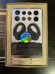 Open box and in perfect condition. Open case & sync device. Custom fit earpads (S, M, L).