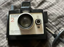 Vintage Polaroid Square Shooter 2 Land Camera Photography Equipment W Strap. Used condition wear & tearNot in working...