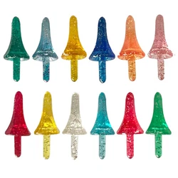 ~ 12 Vivid Colors with Embedded Glitter~. lovely tree lights and star toppers to choose from. Clear, Yellow, Gold,...