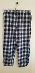 Foundry Mens XLT Blue Plaid Cotton Lounge Wear Pants in very good, gently worn condition. Just some slight piling from...