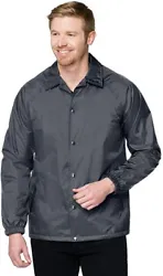 A great value for a great “coach’s jacket.”. The shell is made of a windproof/water-resistant nylon, while the...
