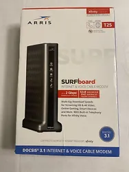 ARRIS SURFboard T25 DOCSIS 3.1 Gigabit Cable Modem Comcast Xfinity Internet NEW.