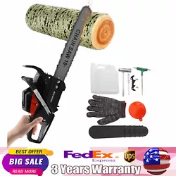 This Gas Chainsaw Provides 10,500 Rpm of Power to Easily Handle a Wide Variety of Trees, Shrubs or Branches. and the...