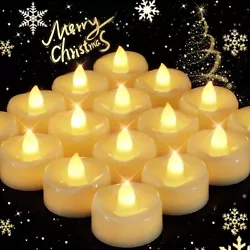 Christmas LED Hand-held Lamp Night Lights Lantern Tabletop Decor w/ Batteries US. 6/12/24 x LED Tea Light Candles. •...