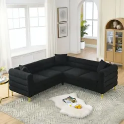 Upholstered Modular Sofa. Seat Fill Material: Foam. After sals Service. Find the better price. Choose the wrong size,...