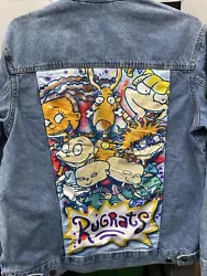 Nickelodeon Rugrats Denim Blue Jean Jacket -Unisex - Size large - New with Tag. Please check out our store as we are...