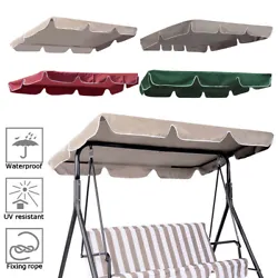 Under severe conditions, the patio swing mat and canopy cover will not shrink, fade or deform. It can be folded up to...