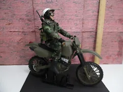 1:6 Die Cast Honda CRF450R Army Police Motorcycle 12