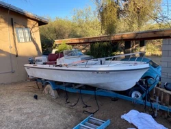Mako 19 with a Johnson 140hp outboard. Fiberglass hull with no cracks or damage. Aluminum trailer included, zero rust....