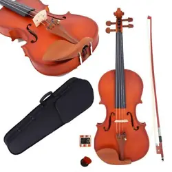 This set includes violin, case, bow, rosin, strings, shoulder rest. Rosin is a free gift. The head, back and sides of...