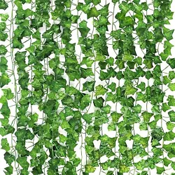 The ivy leaves look lifelike and realistic that will add elegance and nature to your landscape. The fake ivy vines can...