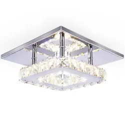 Ceiling Light Fixture Flush Mount Modern Pendant Lighting Crystal Chandelier. Mini Chandelier Crystal Decorated Ceiling...