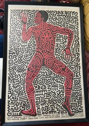 This original vintage poster features Keith Harings iconic artwork Into 84 and is a must-have for art collectors and...