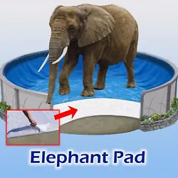 THE ELEPHANT OUTWEIGHS THE GORILLA! ELEPHANT PAD - LINER GUARD. Elephant pad is for undergrowth protection, not for...