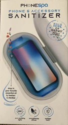 NEW! GENUINE TZUMI PHONE SPA Cell Phone & Accessory UV-C Sanitizer (White). Condition is New. Shipped with USPS First...
