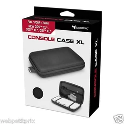 Sacoche rigide noire pour console NEW 2DS™XL, NEW 3DS™XL, 3DS™XL et DSi™XL. Élastiques de maintien pour les...
