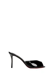christian louboutin womens shoes size 8.5. DescriptionA minimalist silhouette in patent leather makes this peep-toe...
